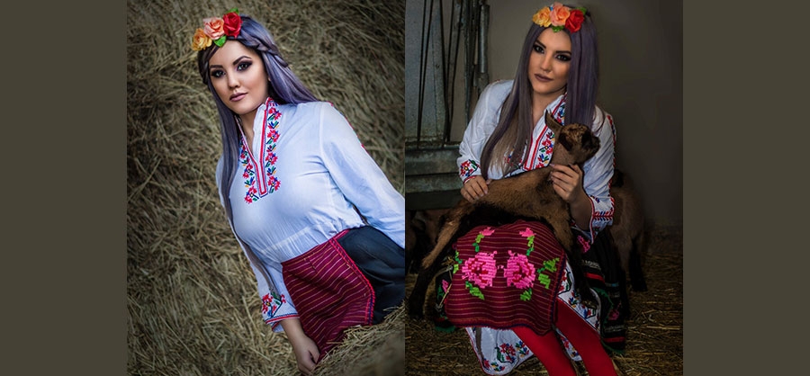 Александра посреща националния празник с уникална фотосесия